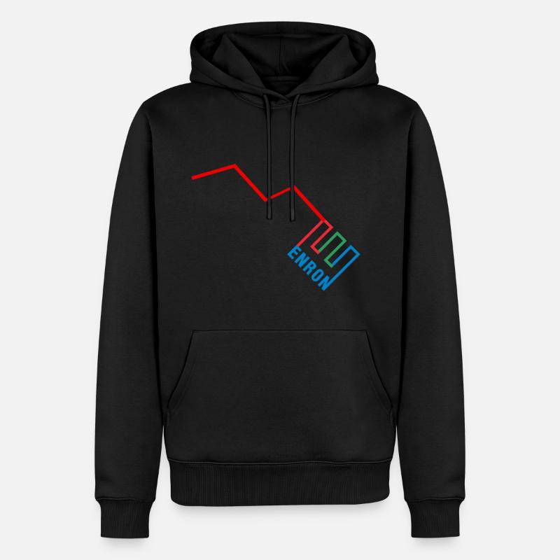 Lustige Enron - Männer Premium Bio Hoodie - undefined