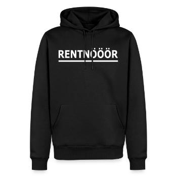 Rentner Rentnööör Lustiges geschenk für Rentner - Männer Premium Bio Hoodie - Schwarz - Vorne - Nico (187cm)