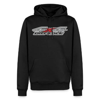 SUV 4x4 hors route - Sweat à capuche Premium bio Homme - noir - Devant - Nico (187cm)