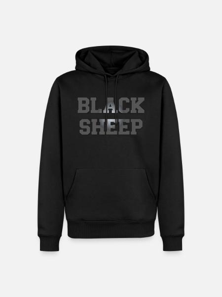 Black Sheep - Men’s Premium Organic Hoodie - black