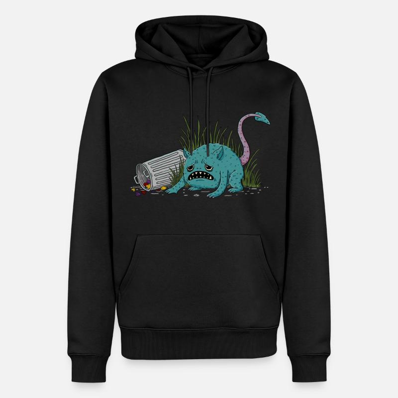 Czesio - Männer Premium Bio Hoodie - Schwarz
