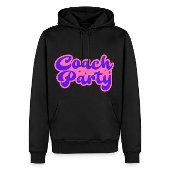 Coach Party Mentor Trainer Coaching Blogger - Men’s Premium Organic Hoodie - black - Front - Nico (187cm)