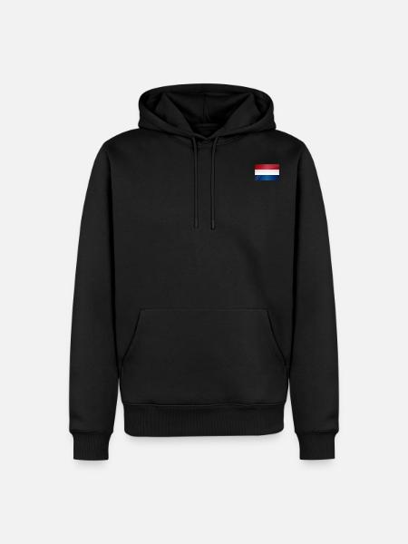 drapeau néerlandais - Sweat à capuche Premium bio Homme - noir