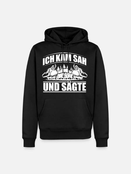 TRÅDSÆG KÆNSAVÆG GIFT FOREST FÖRSTER PROFESSION - Herre Premium økologisk hoodie - sort