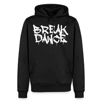 Breakdance Graffiti Geschenk Breakdancer 80er - Männer Premium Bio Hoodie - Schwarz - Vorne - Nico (187cm)