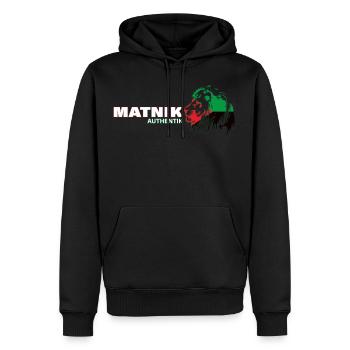 Authentisches Martinique Martinique - Männer Premium Bio Hoodie - Schwarz - Vorne - Nico (187cm)