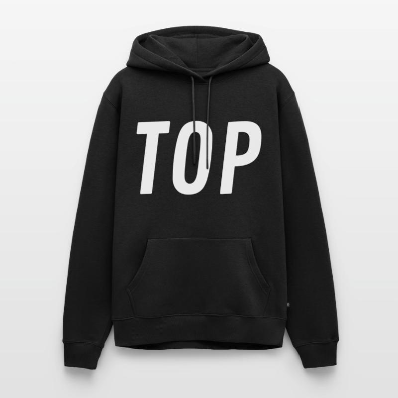 Top oder Bottom Männer Premium Bio Hoodie