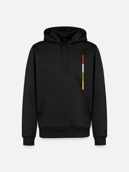 La Rioja - Stripes - Men’s Premium Organic Hoodie - black