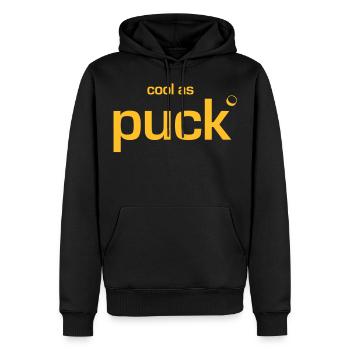 Cool As Puck, Eishockey - Männer Premium Bio Hoodie - Schwarz - Vorne - Nico (187cm)