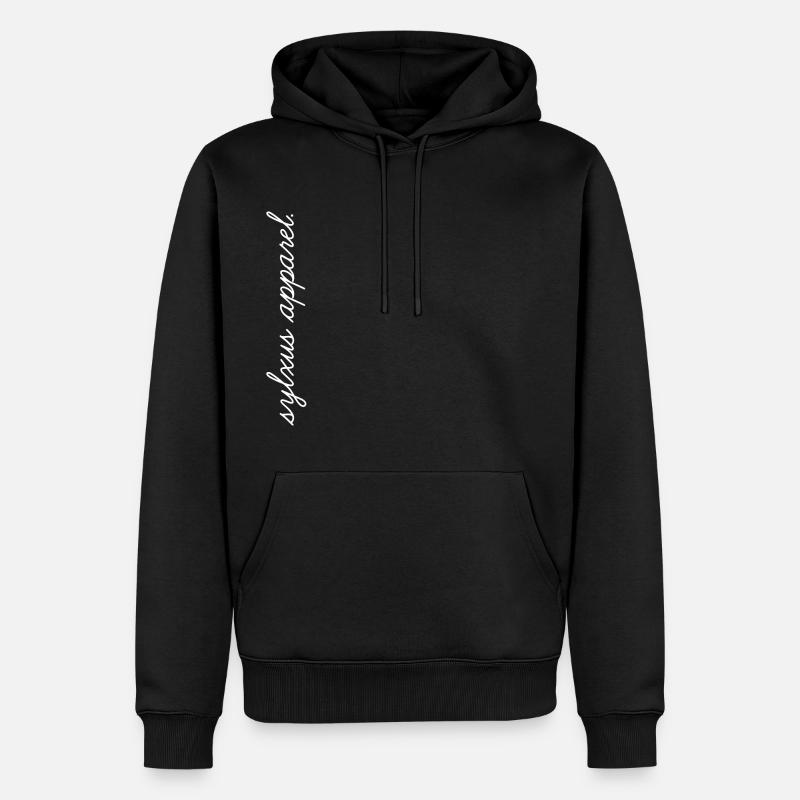 SA Script Logo - Sweat à capuche Premium bio Homme - noir