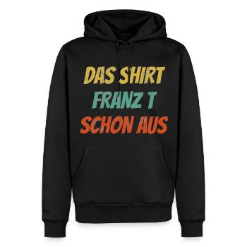 Franz Spruch coole Geschenksidee / Männer Vornamen - Männer Premium Bio Hoodie - Schwarz - Vorne - Nico (187cm)