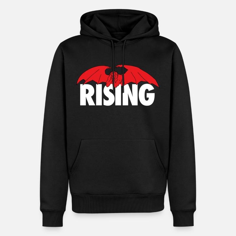 Devils Rising - Männer Premium Bio Hoodie - Schwarz