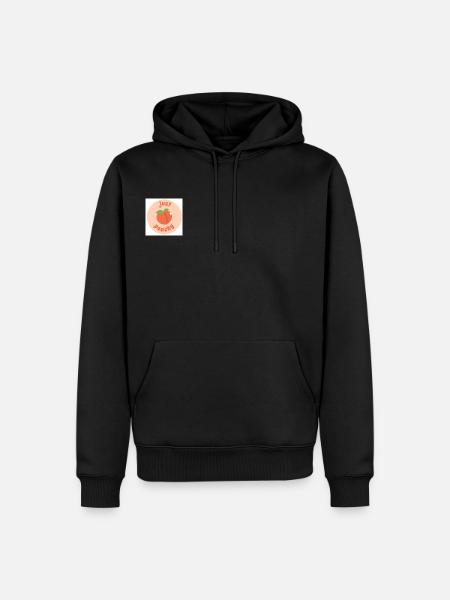 Just Peachy - Men’s Premium Organic Hoodie - black