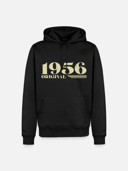 Original 1956 Vintage 1956 anniversaire 1956 rétro - Ekologisk premiumluvtröja herr - svart