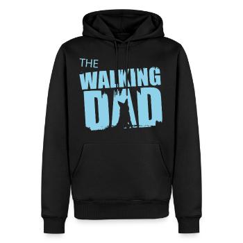 Berger allemand le papa marchant idée de cadeau de gassi - Sweat à capuche Premium bio Homme - noir - Devant - Nico (187cm)