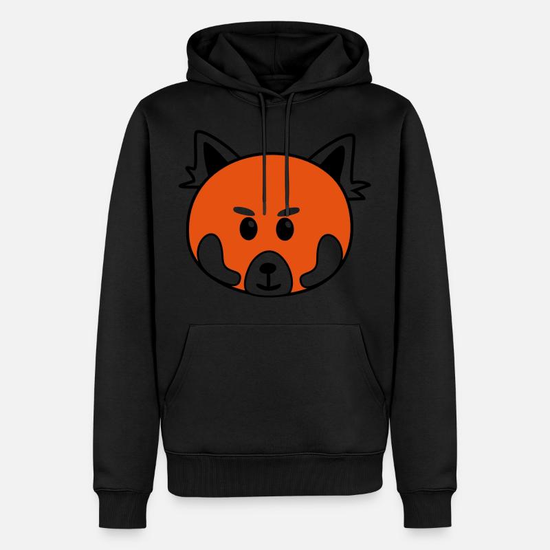 Panda roux mignon - Sweat à capuche Premium bio Homme - undefined
