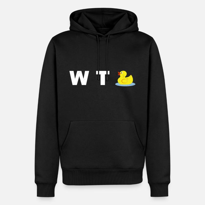 Qu'est-ce que le canard?! WTF - Sweat à capuche Premium bio Homme - noir
