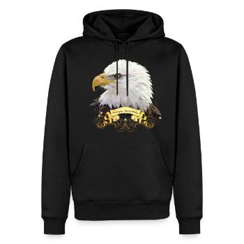 Amerikanischer Pigargo - Männer Premium Bio Hoodie - Schwarz - Vorne - Nico (187cm)