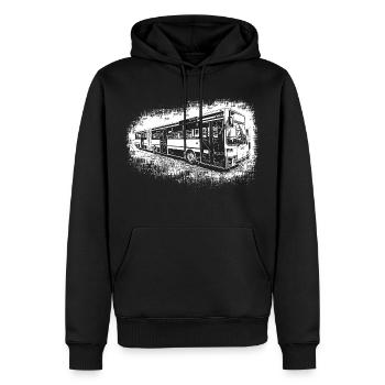' O 405 G Bus Regular Service Bus - Men’s Premium Organic Hoodie - black - Front - Nico (187cm)