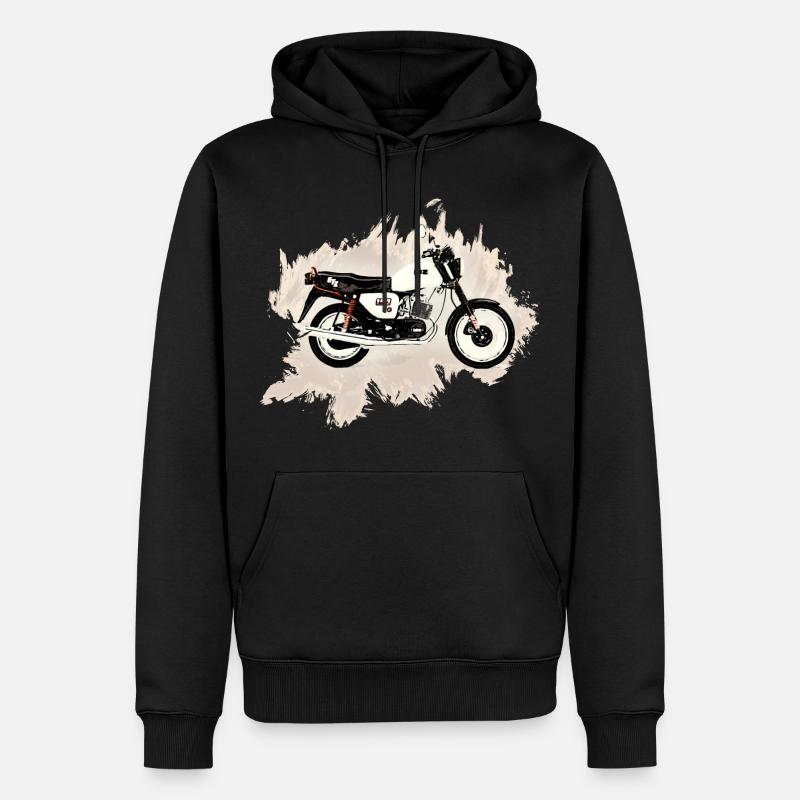MZ ETZ 150 - Sweat à capuche Premium bio Homme - noir