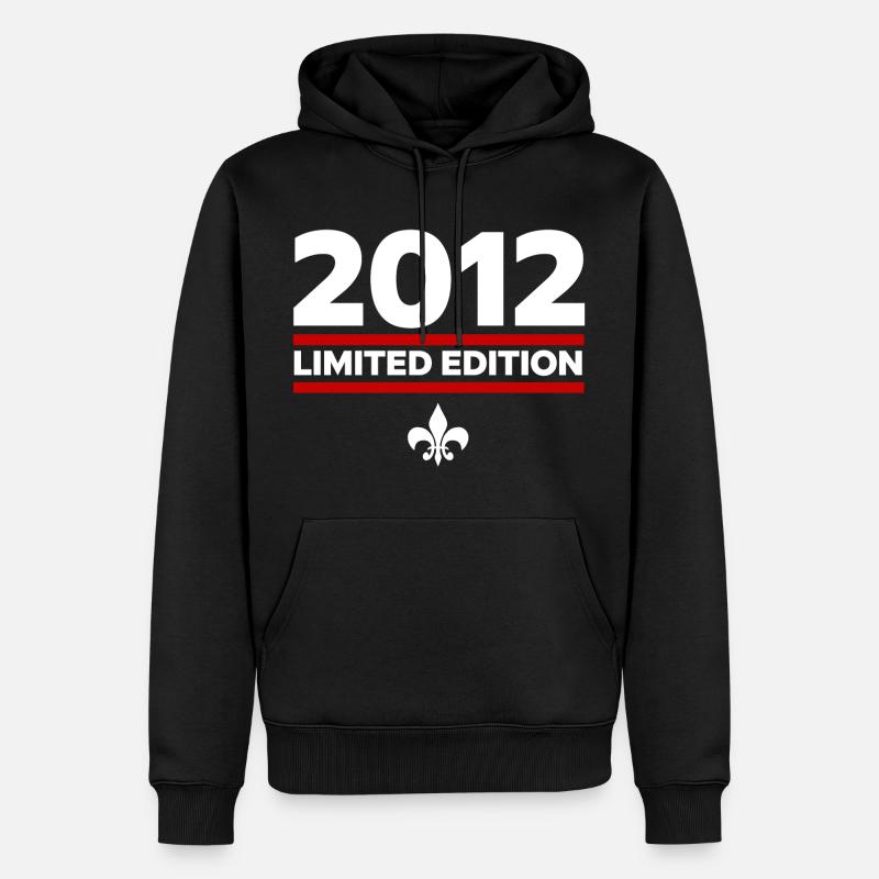 Édition limitée 2012 - Sweat à capuche Premium bio Homme - noir