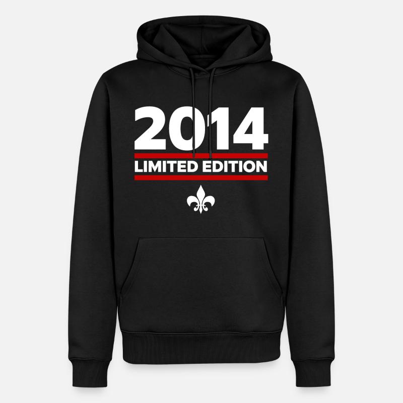 Édition limitée 2014 - Sweat à capuche Premium bio Homme - noir