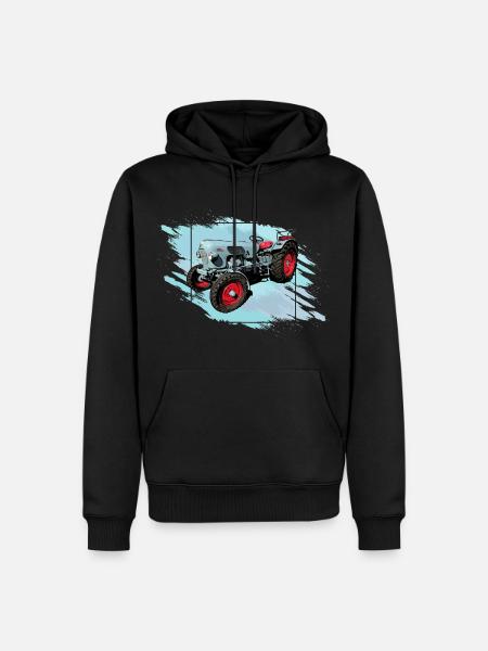 The Tiger EM 235 - Men’s Premium Organic Hoodie - black