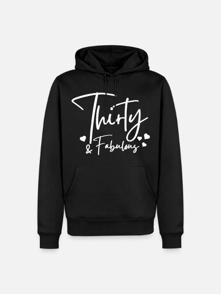 Thirty fabulous - Men’s Premium Organic Hoodie - black