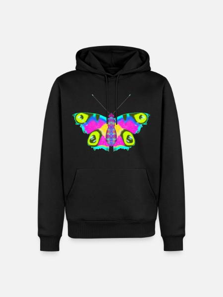 butterfly project - Männer Premium Bio Hoodie - Schwarz