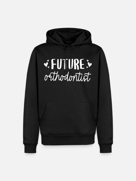 Future Certified Orthodontist Gift - Men’s Premium Organic Hoodie - black