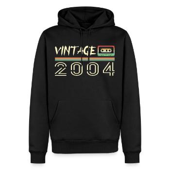 2004 Original 2004 Retro Geburtstagsgeschenk 2004 - Männer Premium Bio Hoodie - Schwarz - Vorne - Nico (187cm)