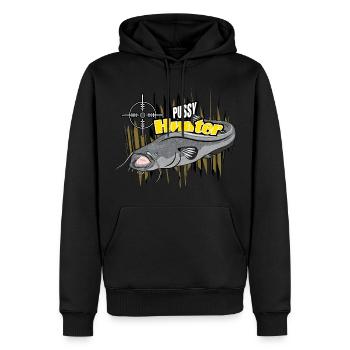Welsjäger - Männer Premium Bio Hoodie - Schwarz - Vorne - Nico (187cm)