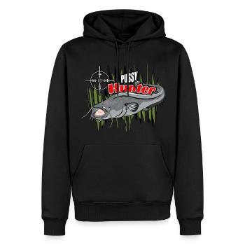 Welsjäger - Männer Premium Bio Hoodie - Schwarz - Vorne - Nico (187cm)