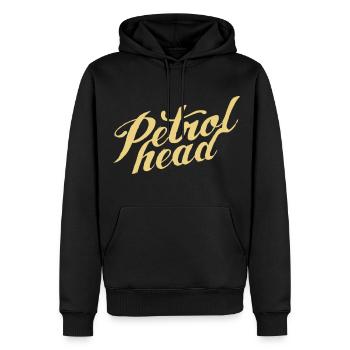 JDM Petrol Head | T-shirts JDM - Männer Premium Bio Hoodie - Schwarz - Vorne - Nico (187cm)