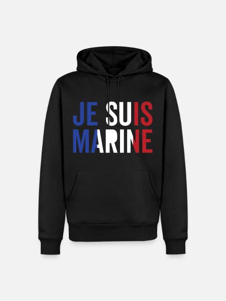I'm Marine - Men’s Premium Organic Hoodie - black