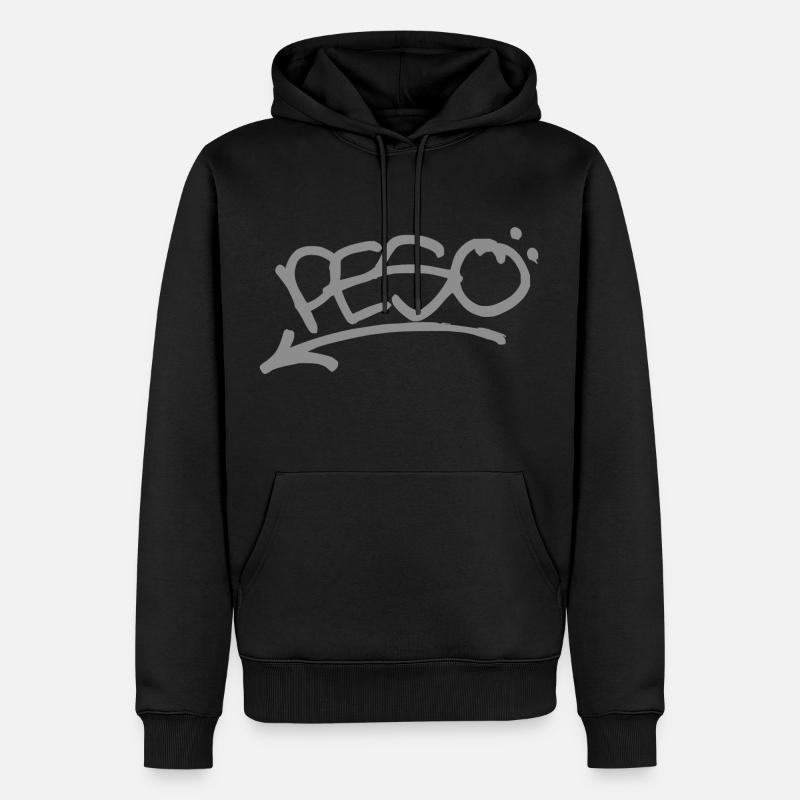Graffiti Peso - Sweat à capuche Premium bio Homme - noir