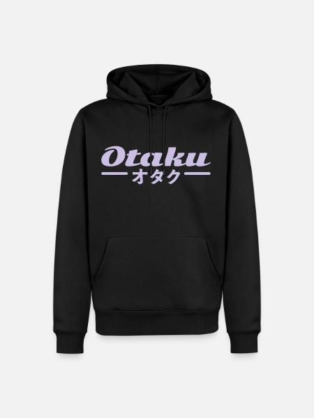 Otaku - Männer Premium Bio Hoodie - Schwarz