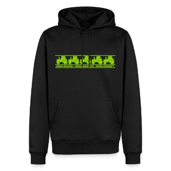 Protest - Keine Bauern Keine Nahrung Keine Zukunft - Männer Premium Bio Hoodie - Schwarz - Vorne - Nico (187cm)