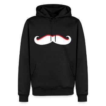Whiskers gift idea. - Men’s Premium Organic Hoodie - black - Front - Nico (187cm)