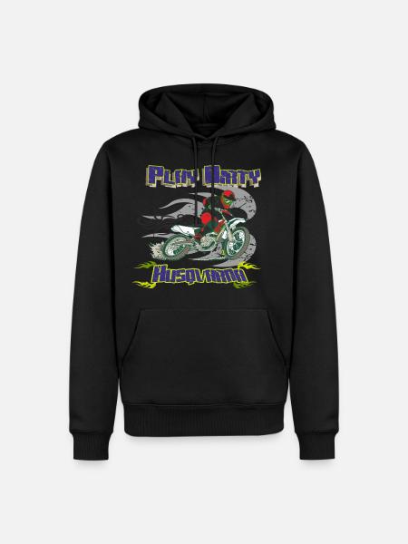 Husqvarna - Männer Premium Bio Hoodie - Schwarz