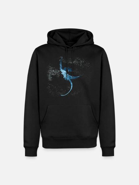 Icy Dragon - Dragon Legend - Men’s Premium Organic Hoodie - black