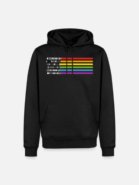 Lightsabers - Men’s Premium Organic Hoodie - black