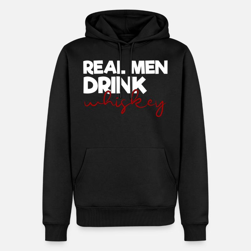 Whiskey Men - Männer Premium Bio Hoodie - Schwarz