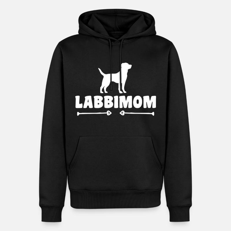 Labrador - Sweat à capuche Premium bio Homme - noir