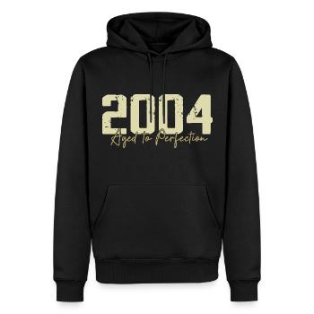 Original 2004 Rétro 2004 Cadeau d’anniversaire 2004 - Sweat à capuche Premium bio Homme - noir - Devant - Nico (187cm)