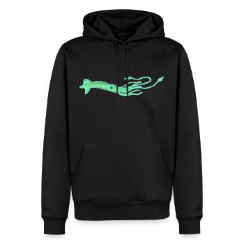 Tintenfisch 🦑 Octopus - Männer Premium Bio Hoodie - Schwarz - Vorne - Nico (187cm)