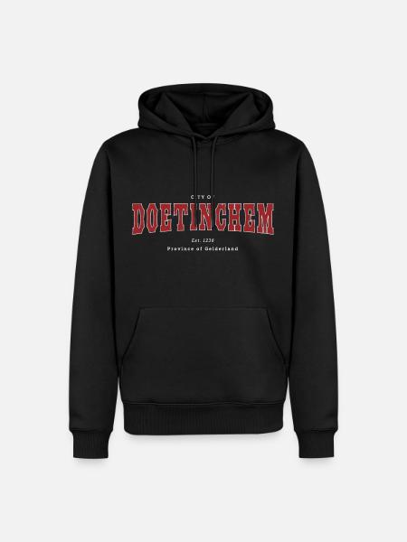 Doetinchem - Männer Premium Bio Hoodie - Schwarz