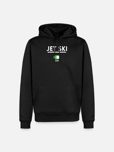 Jet Ski. Jet-Ski-Geschenk - Männer Premium Bio Hoodie - Schwarz