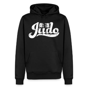 Judo - Männer Premium Bio Hoodie - Schwarz - Vorne - Nico (187cm)