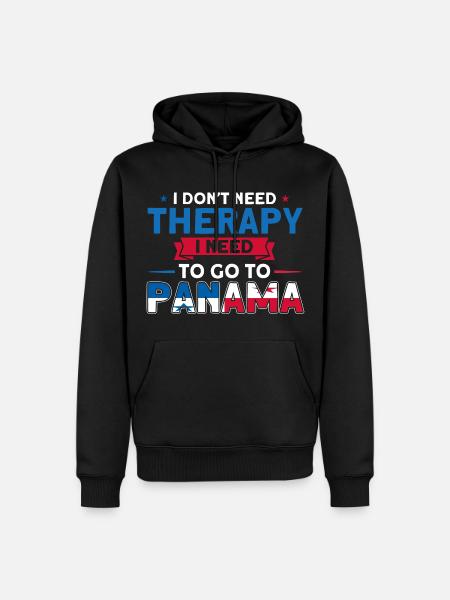 Panamanian Flag Panamanian Roots gift - Men’s Premium Organic Hoodie - black